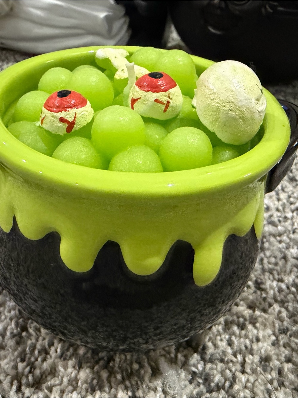Green Cauldron Slime Candle